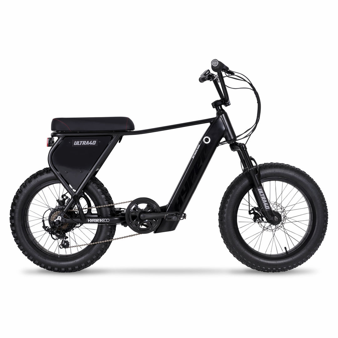 20in Hyper Ultra 40 E-Bike Black 20in Hyper Ultra 40 E-Bike Black