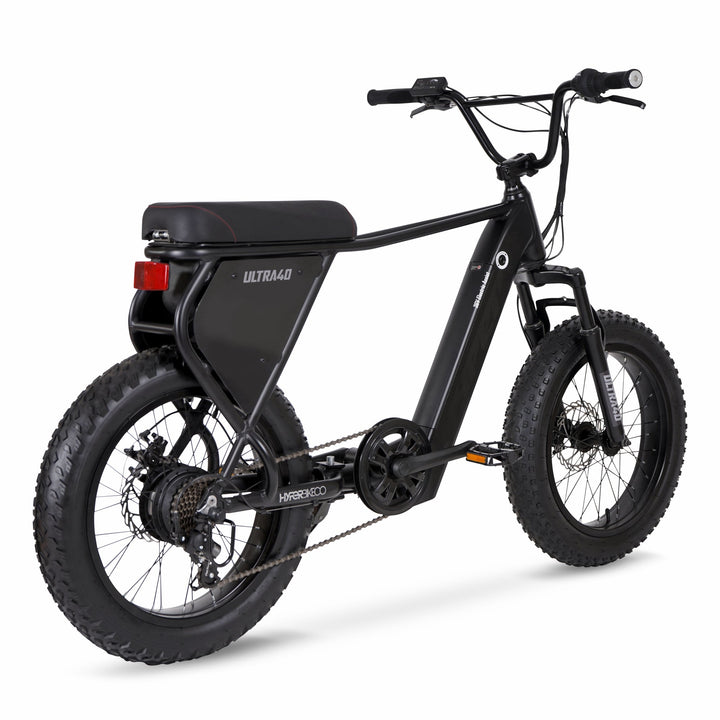 Hyper Bicycles Ultra 40 20 inch 36V Electric Bike for Adults, 250w E-Bike Motor, Matte Black