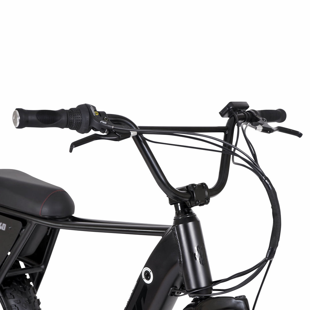 Hyper Bicycles Ultra 40 20 inch 36V Electric Bike for Adults, 250w E-Bike Motor, Matte Black