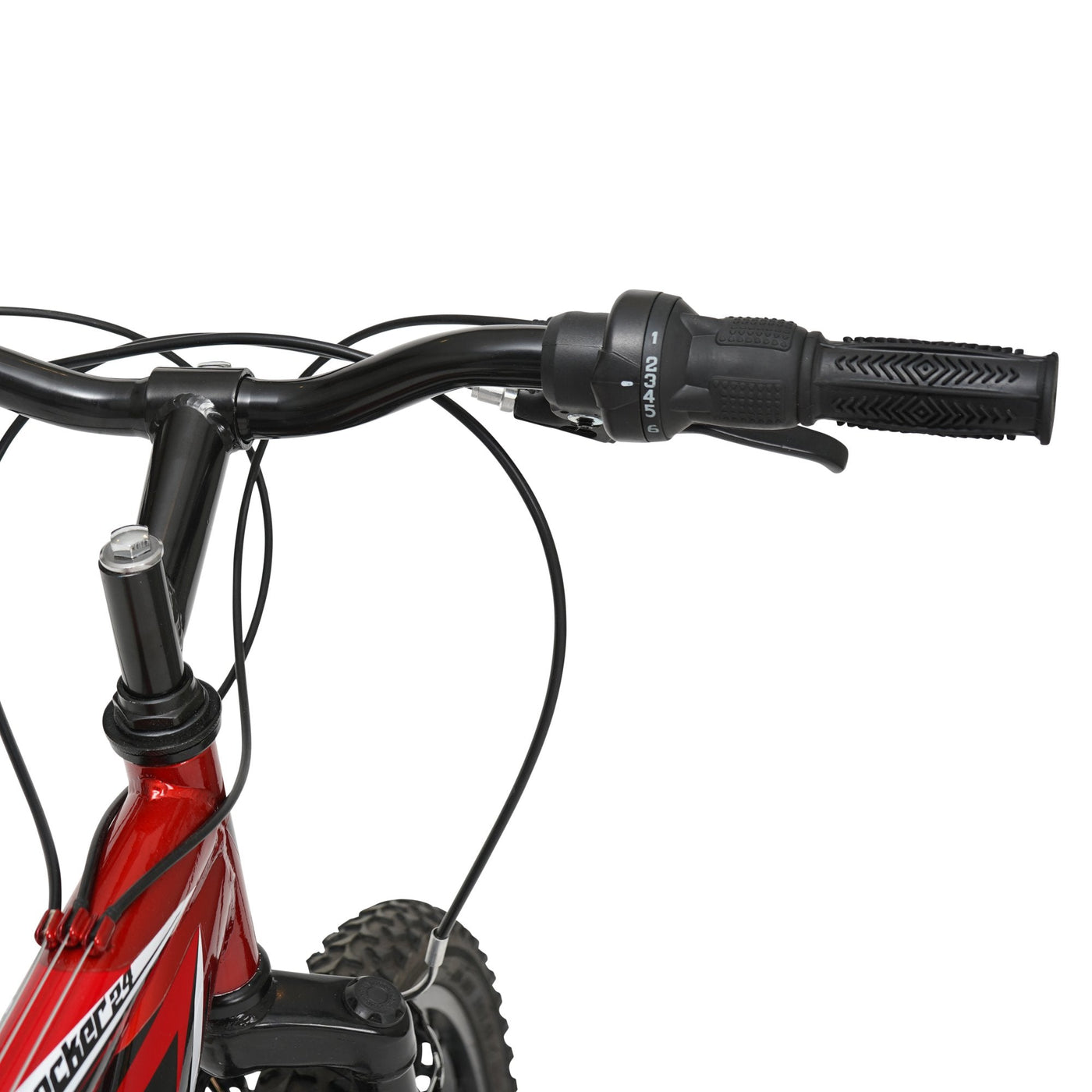24in Hyper Shocker MTB-DS Red/Black | Hyper Bicycles