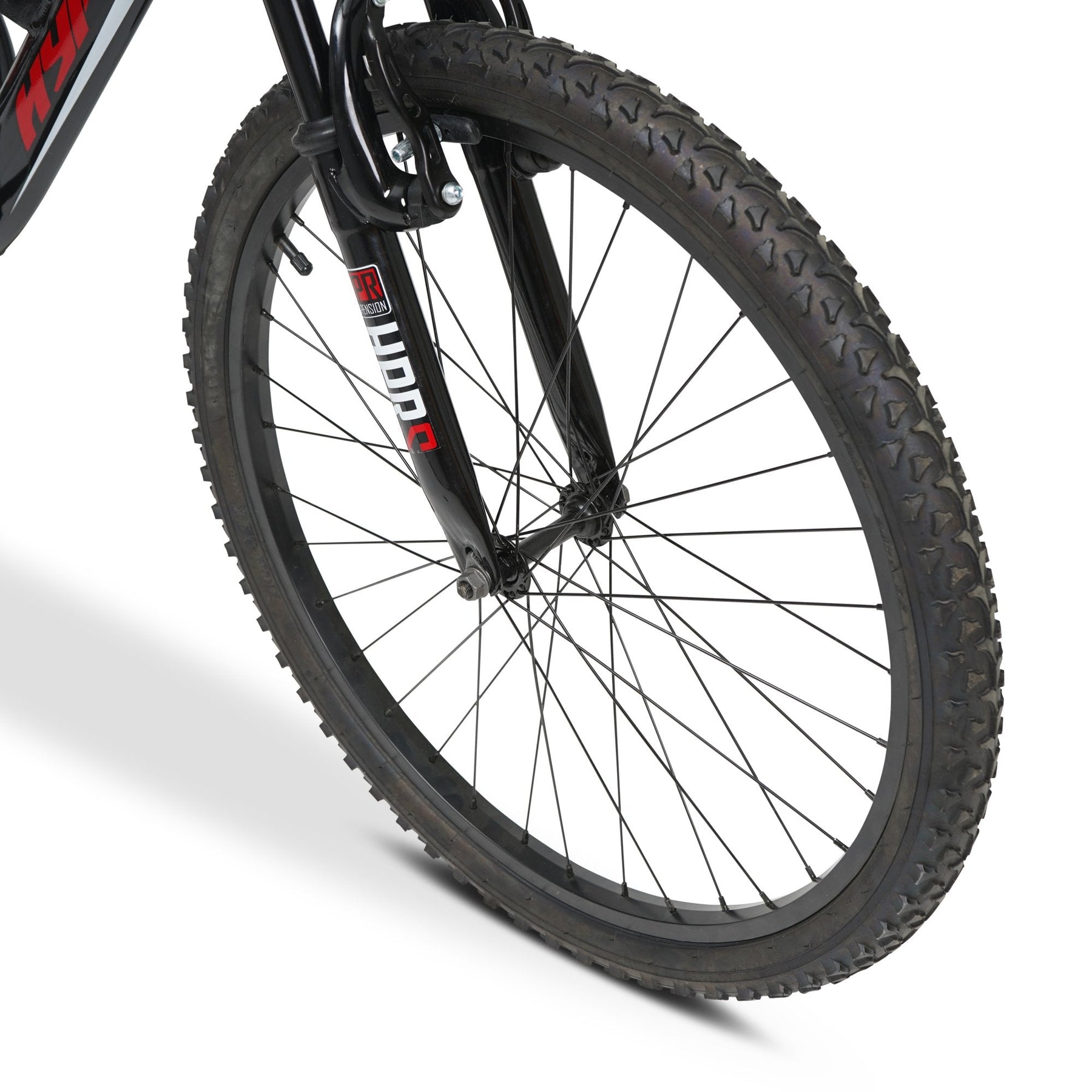 24in Hyper Shocker MTB-DS Red/Black | Hyper Bicycles