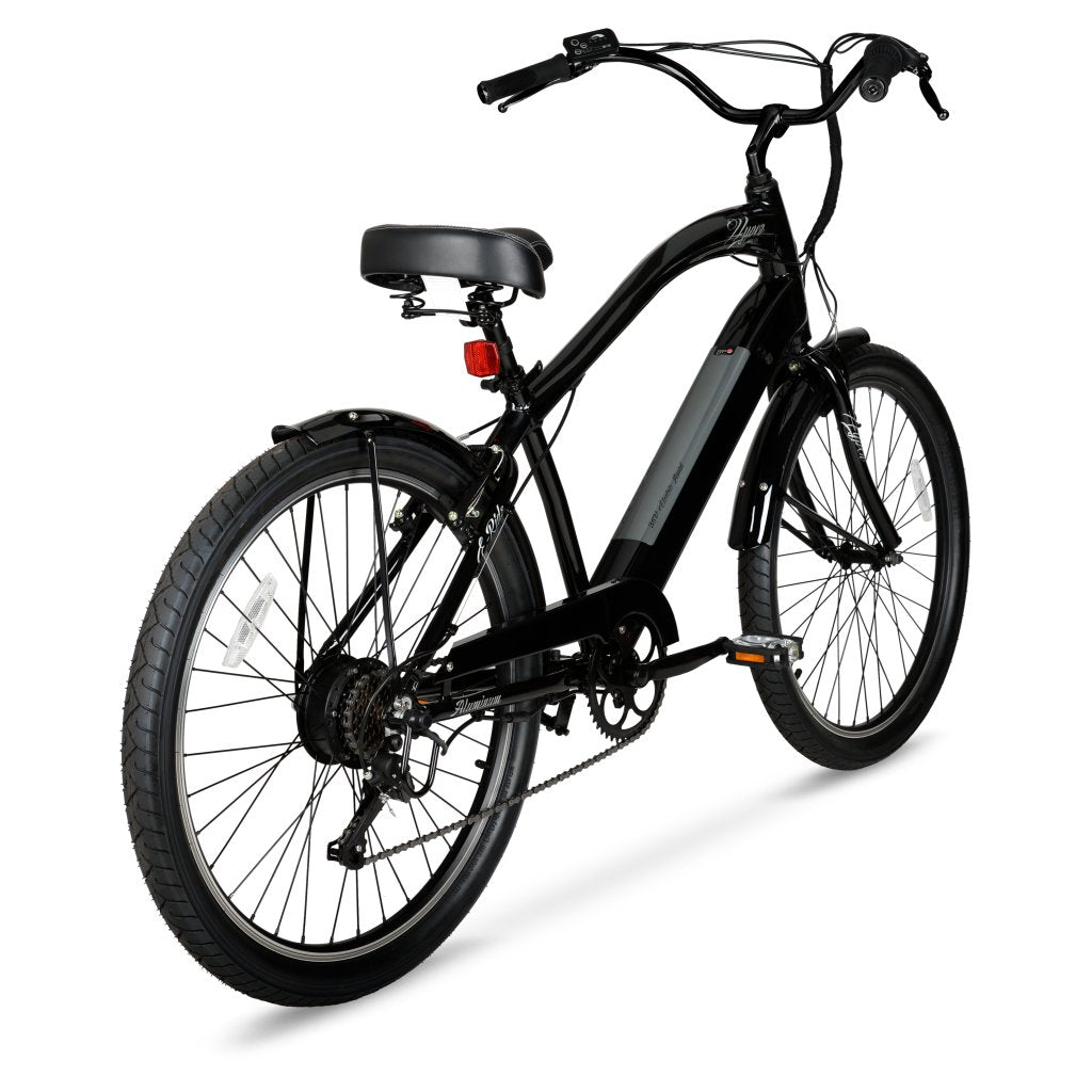 Hyper Bicycles E-Ride Electric Pedal Assist Men's Cruiser Bike, 26