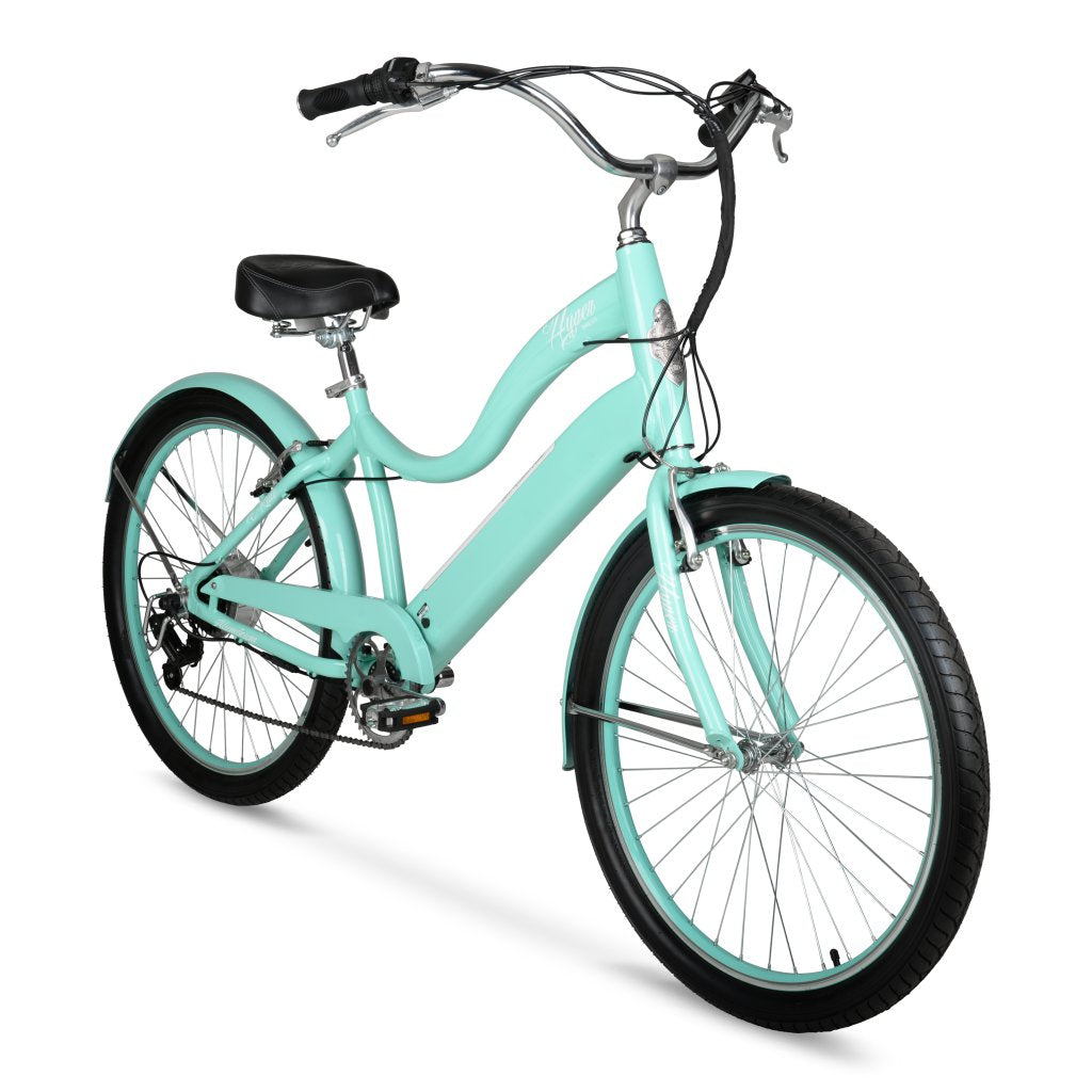 26in Hyper E Ride Cruiser Electric Women's Bike Hyper Bicycles
