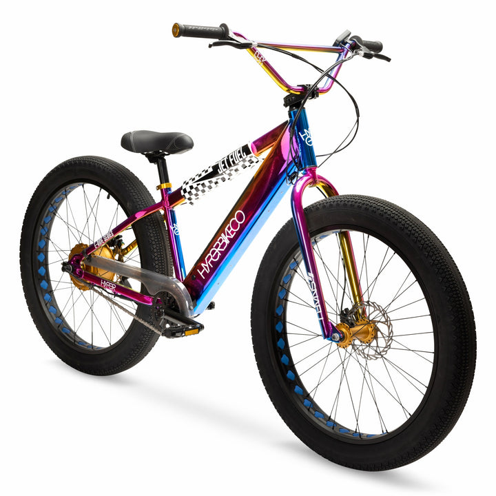 Hyper Bicycles Jet Fuel 26 inch 36v Electric BMX Fat Tire E-Bike for Adults, Pedal-Assist, 250w Motor