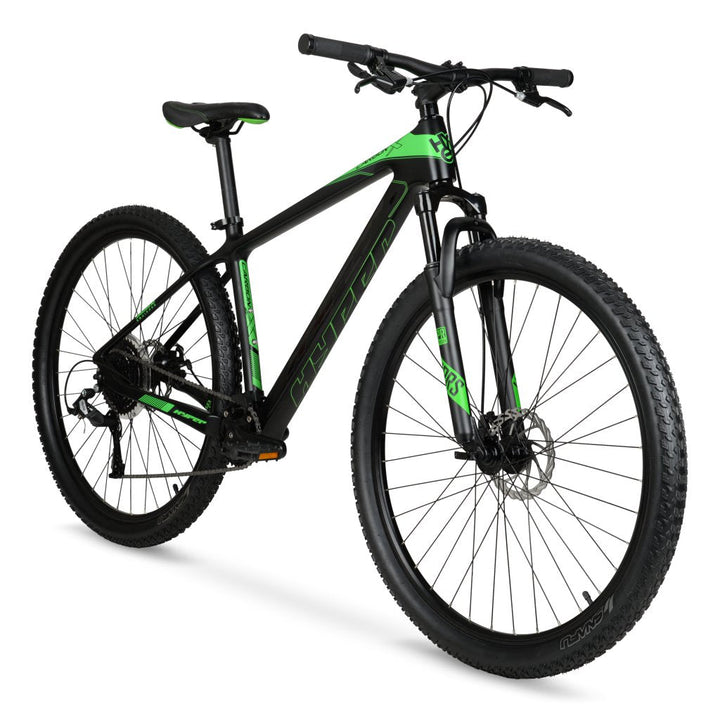 carbon mountainbike kaufen Hyper Bicycles 29in Men's Carbon Fiber Mountain Bike, Black/Green