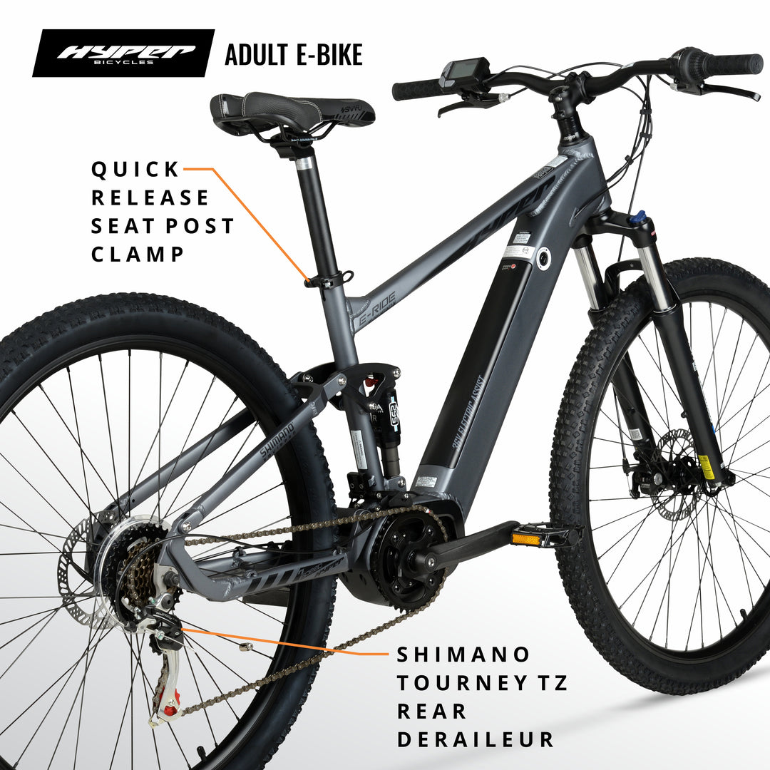 29in Hyper E-Ride Mountain Mid-Drive MTB-DS E-Bike | Hyper Bicycles 29in Hyper E-Ride Mountain Mid-Drive MTB-DS E-Bike | Hyper Bicycles