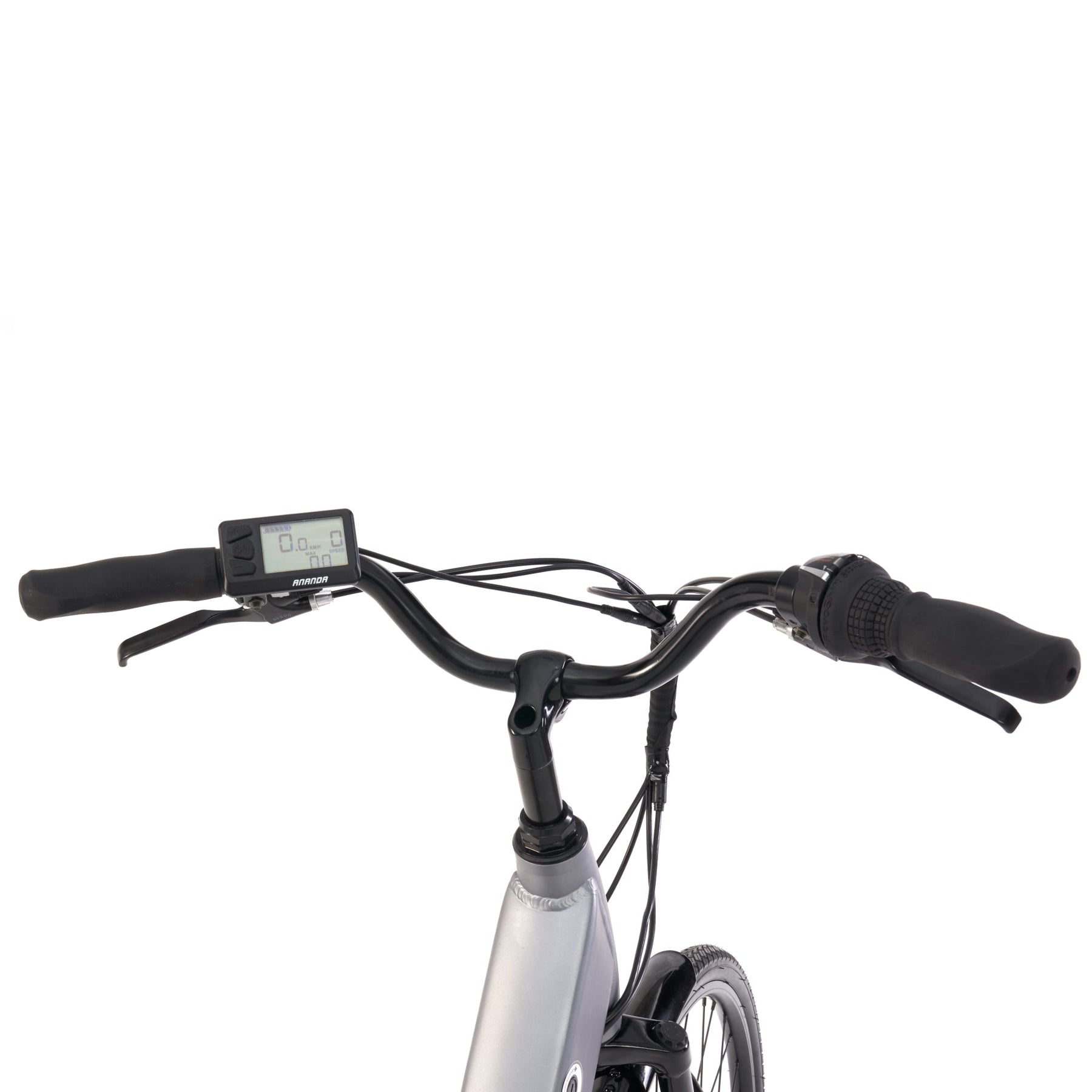 700c Hyper E-Ride City Mid-Drive E-Bike Grey | Hyper Bicycles