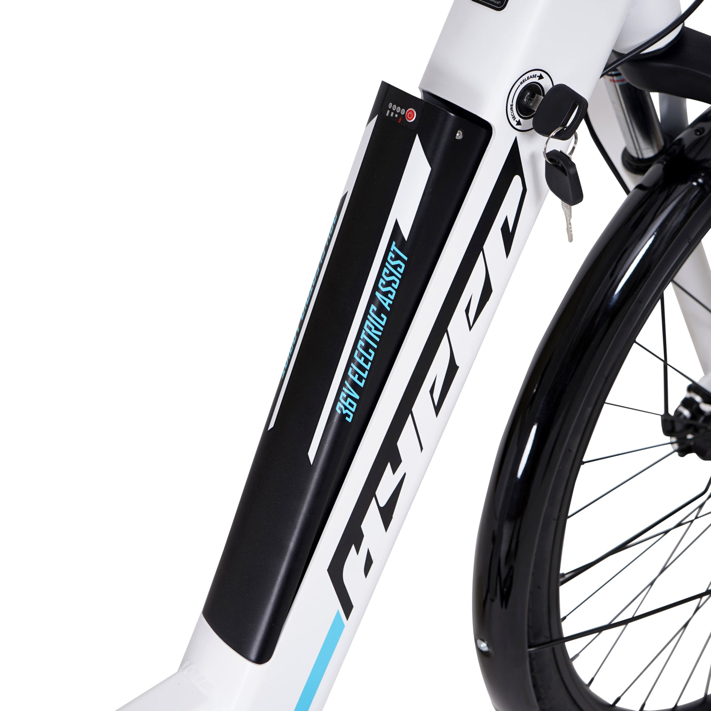 700c Hyper E-Ride City Mid-Drive E-Bike Grey | Hyper Bicycles