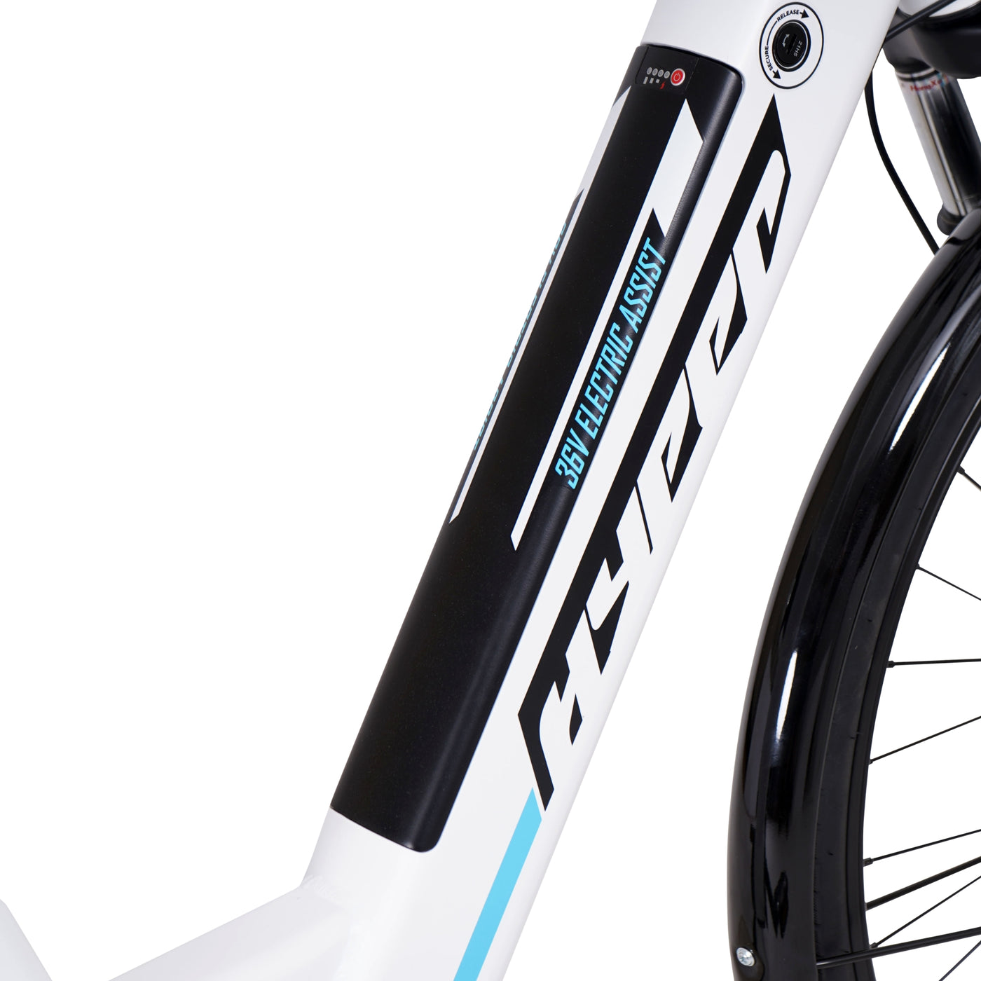 700c Hyper E-Ride City Mid-Drive E-Bike Grey | Hyper Bicycles