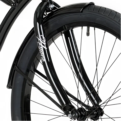 26in Easy Rider Steel Cruiser Black - FORK