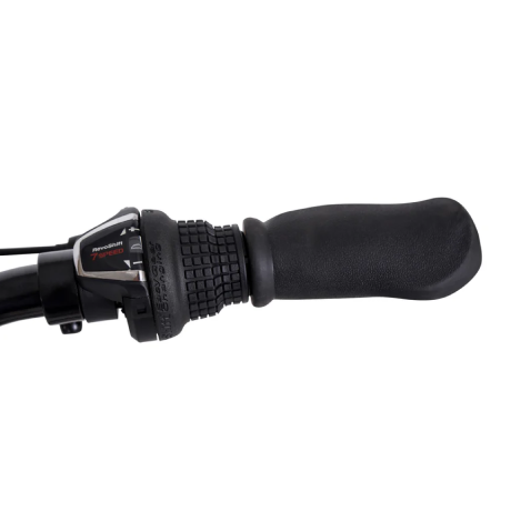 700C Mens 36V E-RIDE BIKE - Mid Drive (Grey) - Grip