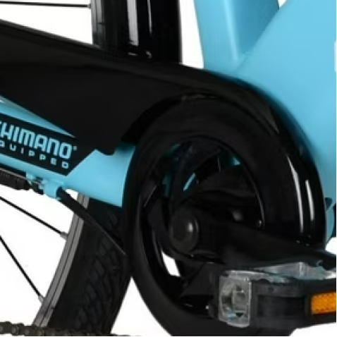 700C 36V E-RIDE City (BLUE) - CHAINCOVER