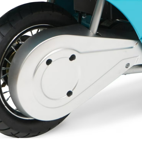 24V Retro Scooter Blue - Chain Cover