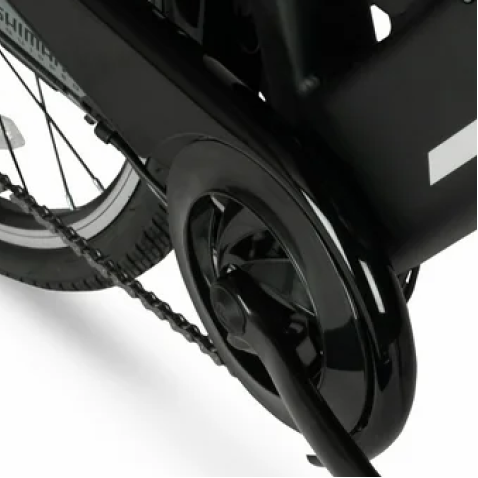 700C 36V E-RIDE City (BLACK) - CHAINCOVER