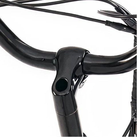 700C WOMENS 36V E-RIDE BIKE - Mid Drive (White) - Stem