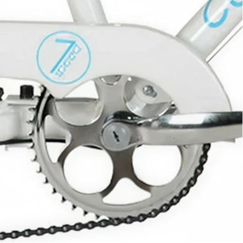 26inch Hyper Commute Womens White- CHAIN WHEEL