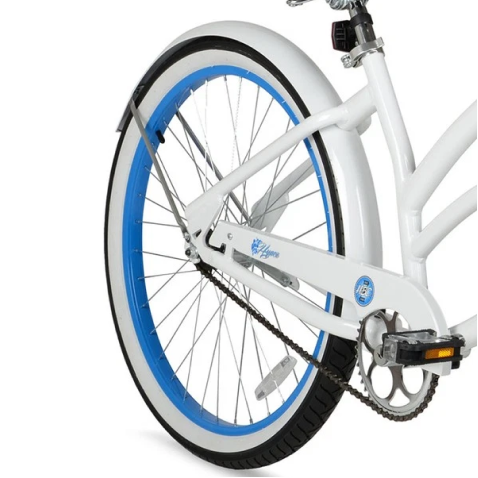 26in Hyper Cruiser Womens White- Rear Rim Set