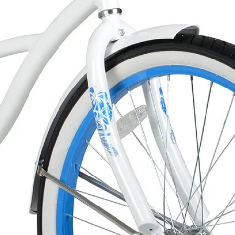 26in Hyper Cruiser Womens White- F/FENDERS