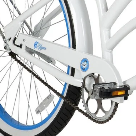 26in Hyper Cruiser Womens White- CHAIN