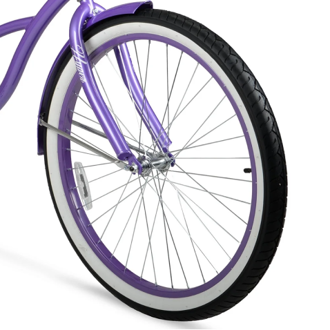 26in Hyper Cruiser Womens Purple - Front Rim Set
