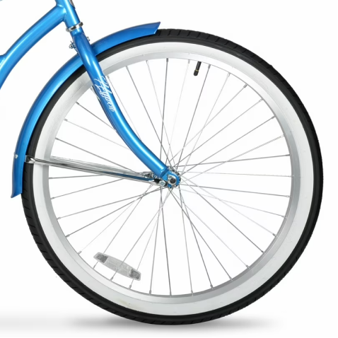 26in Hyper Cruiser Womens Metallic Blue - Front Rim Set