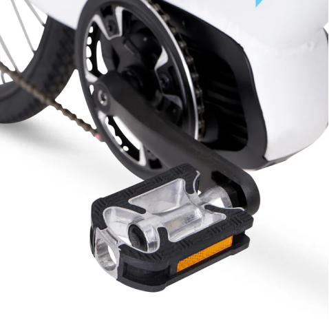 700C Mens 36V E-RIDE BIKE - Mid Drive (Grey) - Pedal