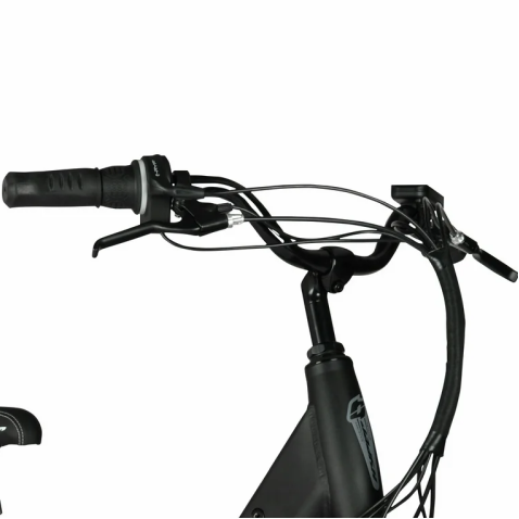 700C 36V E-RIDE City (BLACK) - Gripshifter with shifter cable