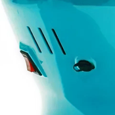 24V Retro Scooter Blue - Switch