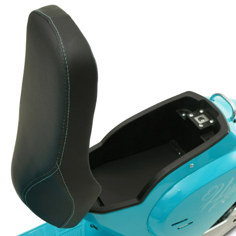 24V Retro Scooter Blue - Seat