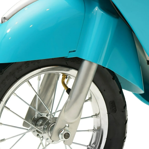 24V Retro Scooter Blue - Front Fork