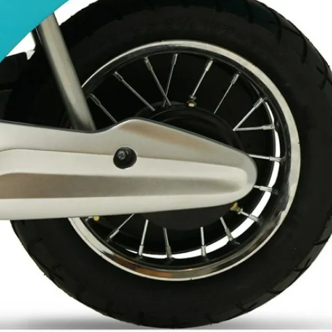 24V Retro Scooter Blue - Drum Brake