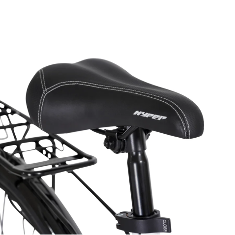 700C Mens 36V E-RIDE BIKE - Mid Drive (Grey) - Seat post