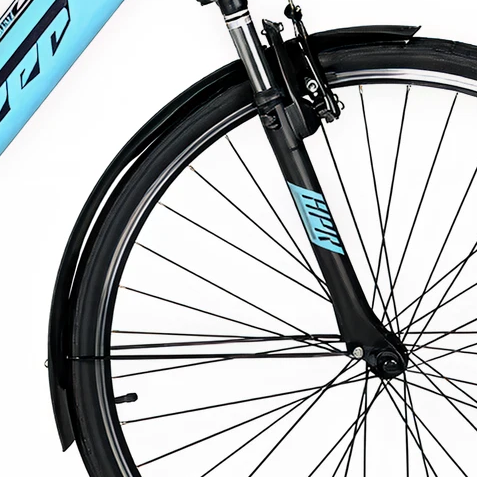 700C 36V E-RIDE City (BLUE) - Front Fender