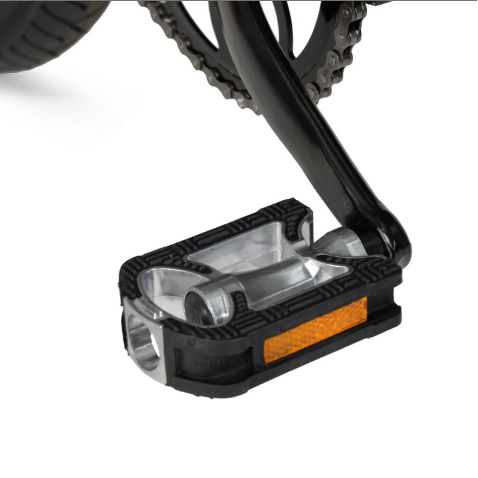 26in Easy Rider Steel Cruiser Black - PEDALS