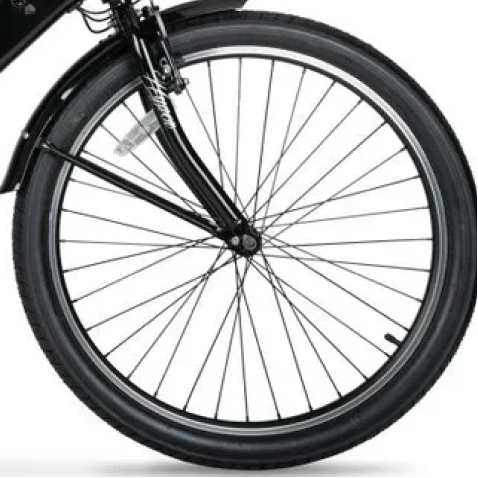 26" E-Cruiser Mens - Front Rim Set Complete