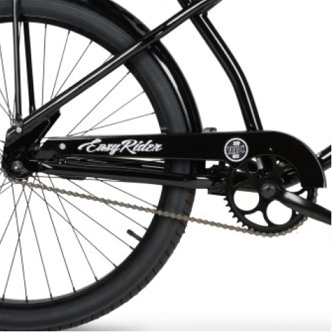 26in Easy Rider Steel Cruiser Black - CHAIN
