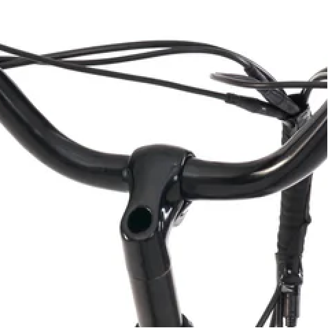 700C Mens 36V E-RIDE BIKE - Mid Drive (Grey) - Stem