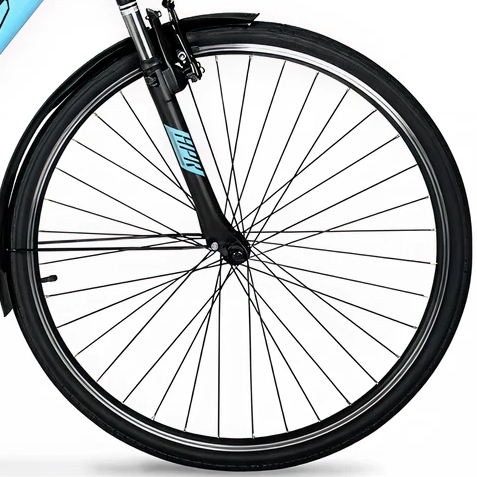 700C 36V E-RIDE City (BLUE) - Front Rim Set Complete