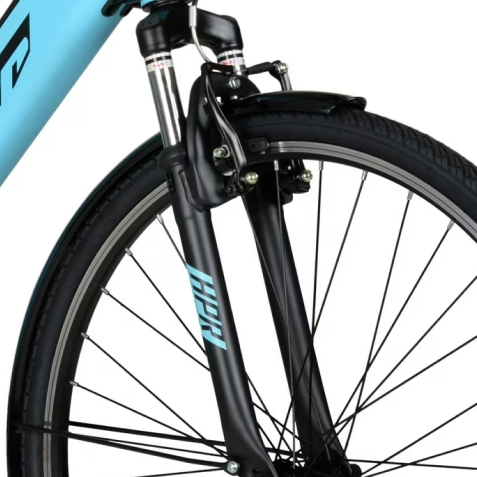 700C 36V E-RIDE City (BLUE) - Fork with Design