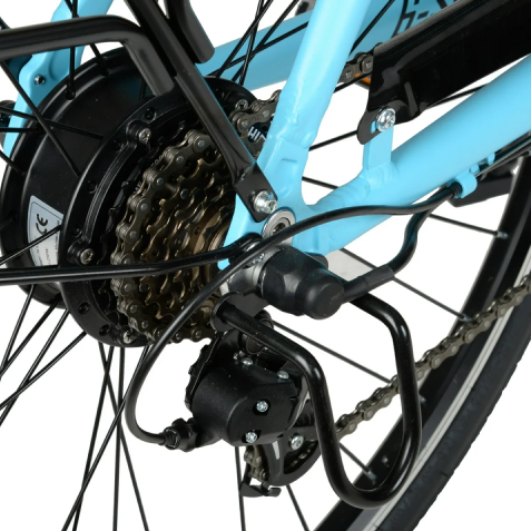 700C 36V E-RIDE City (BLUE) - Chain