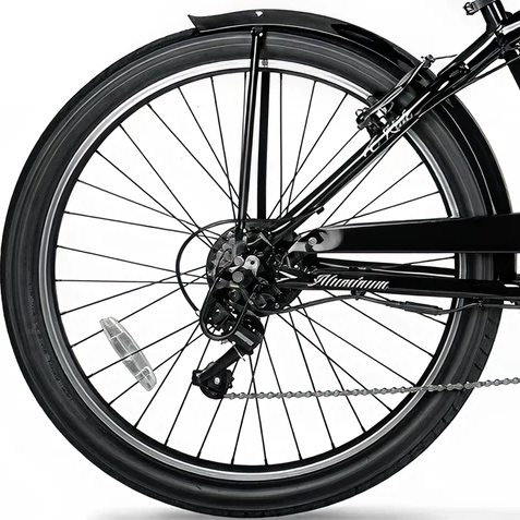 26" E-Cruiser Mens - Rear Rim Set Complete