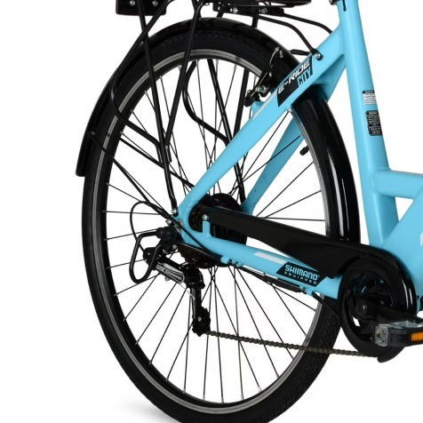 700C 36V E-RIDE City (BLUE) - UPDATED Rear Rim