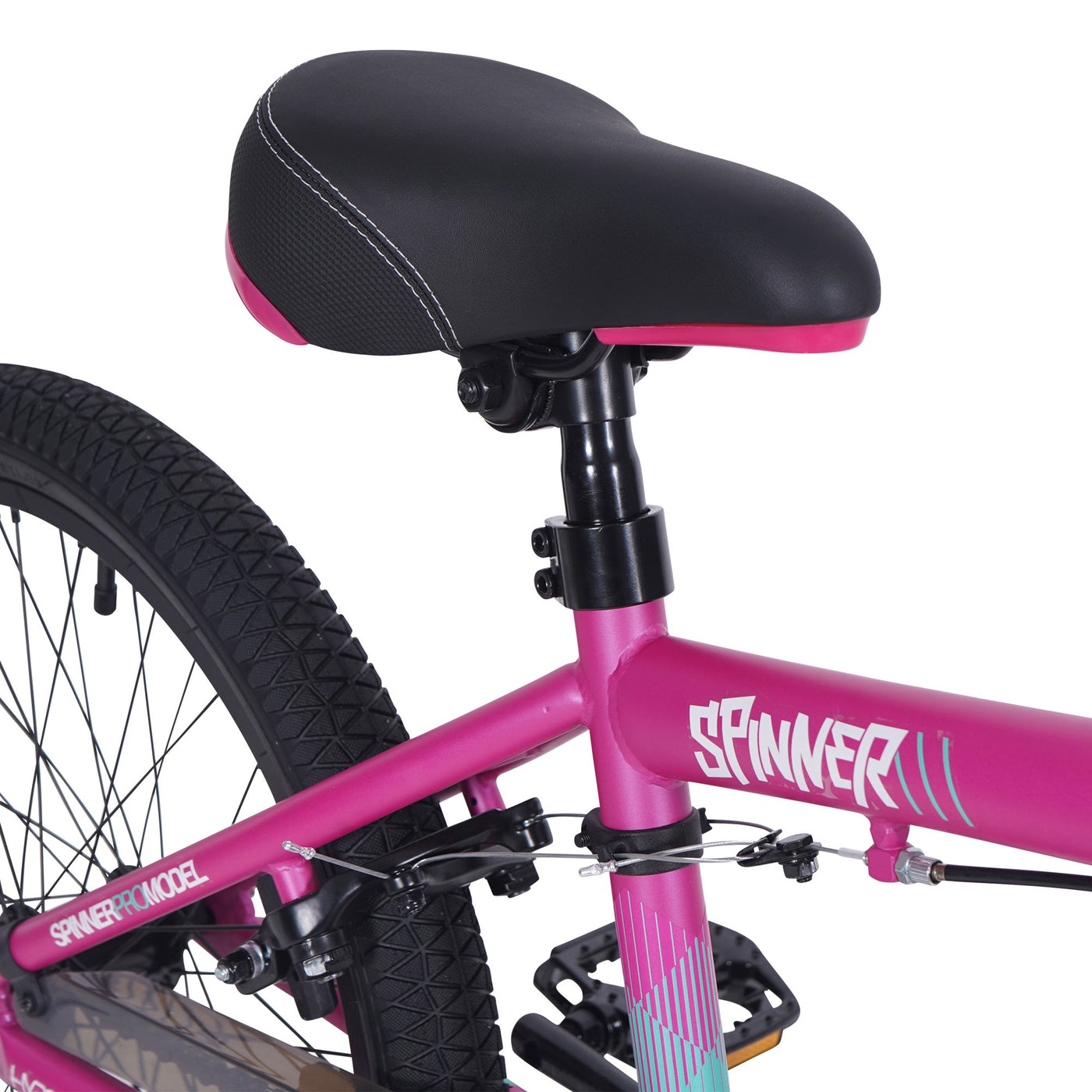 20" Girl's Spinner BMX Bike for Kids, Pink