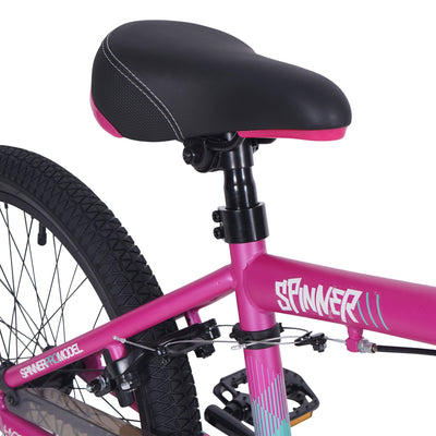 20" Girl's Spinner BMX Bike for Kids, Pink