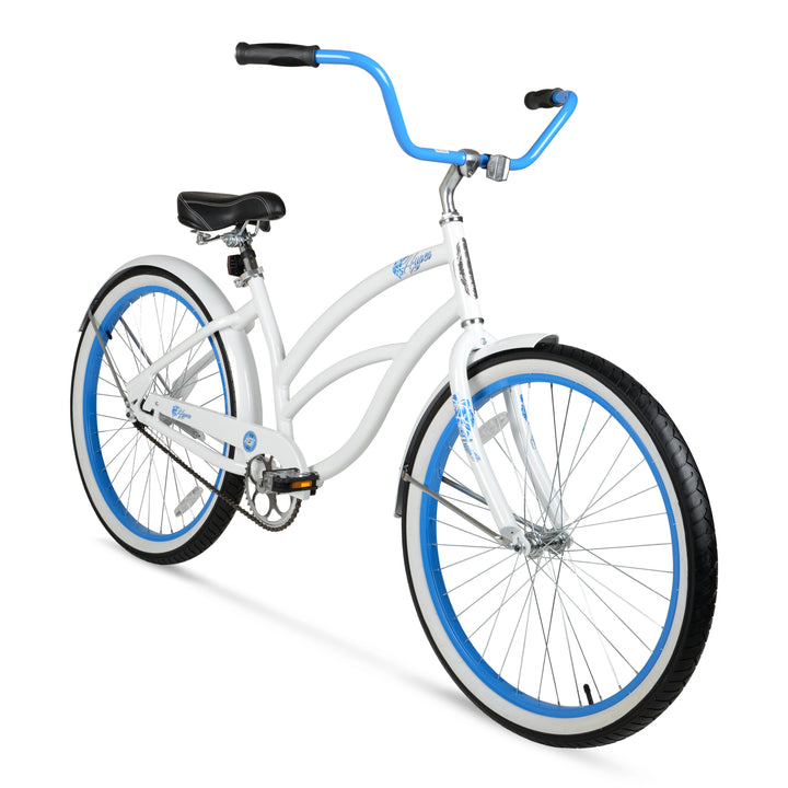 womens white beach cruiser bicycle 26in Hyper HBC Women's Cruiser